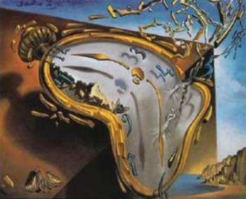 "Explosion Thumb" painting by Salvador Dali
